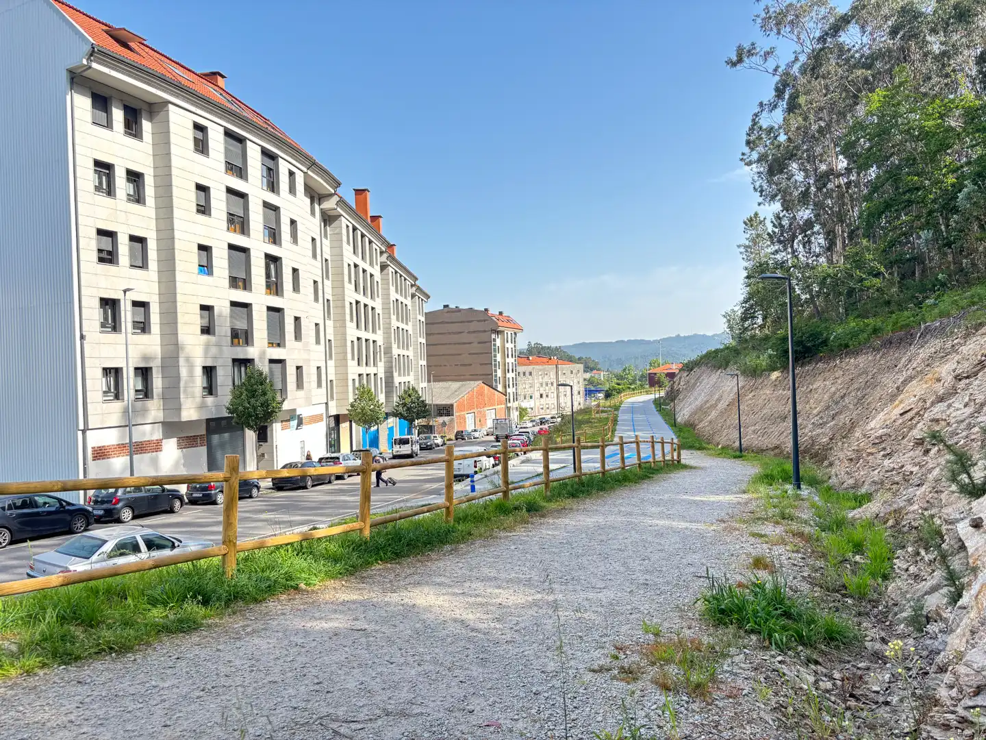 Vista exterior de Apartamento en venta en Ames con Calefacción, Trastero y Amueblado