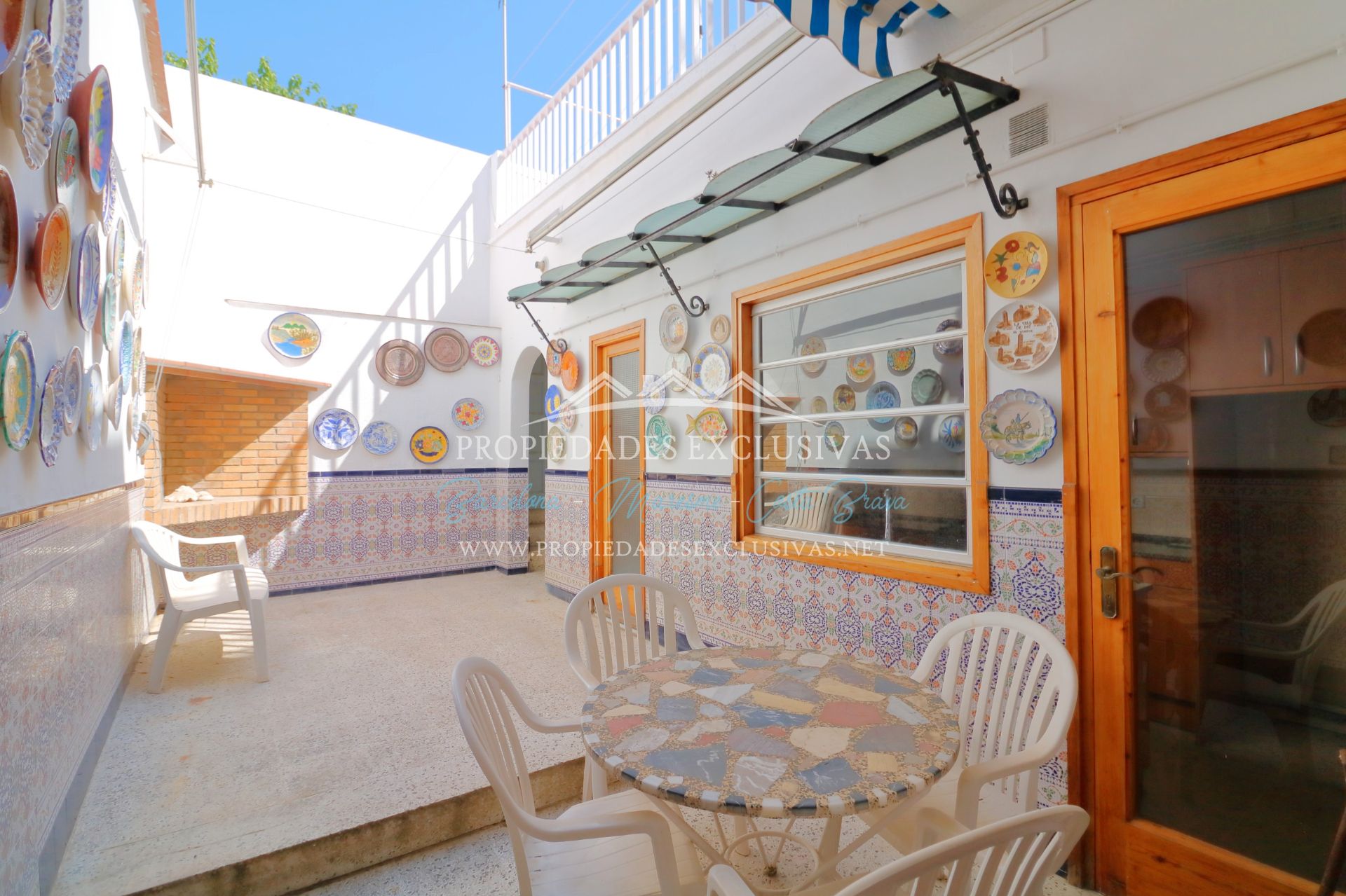 Terrace of Single-family semi-detached for sale in El Masnou  with Heating, Terrace and Storage room