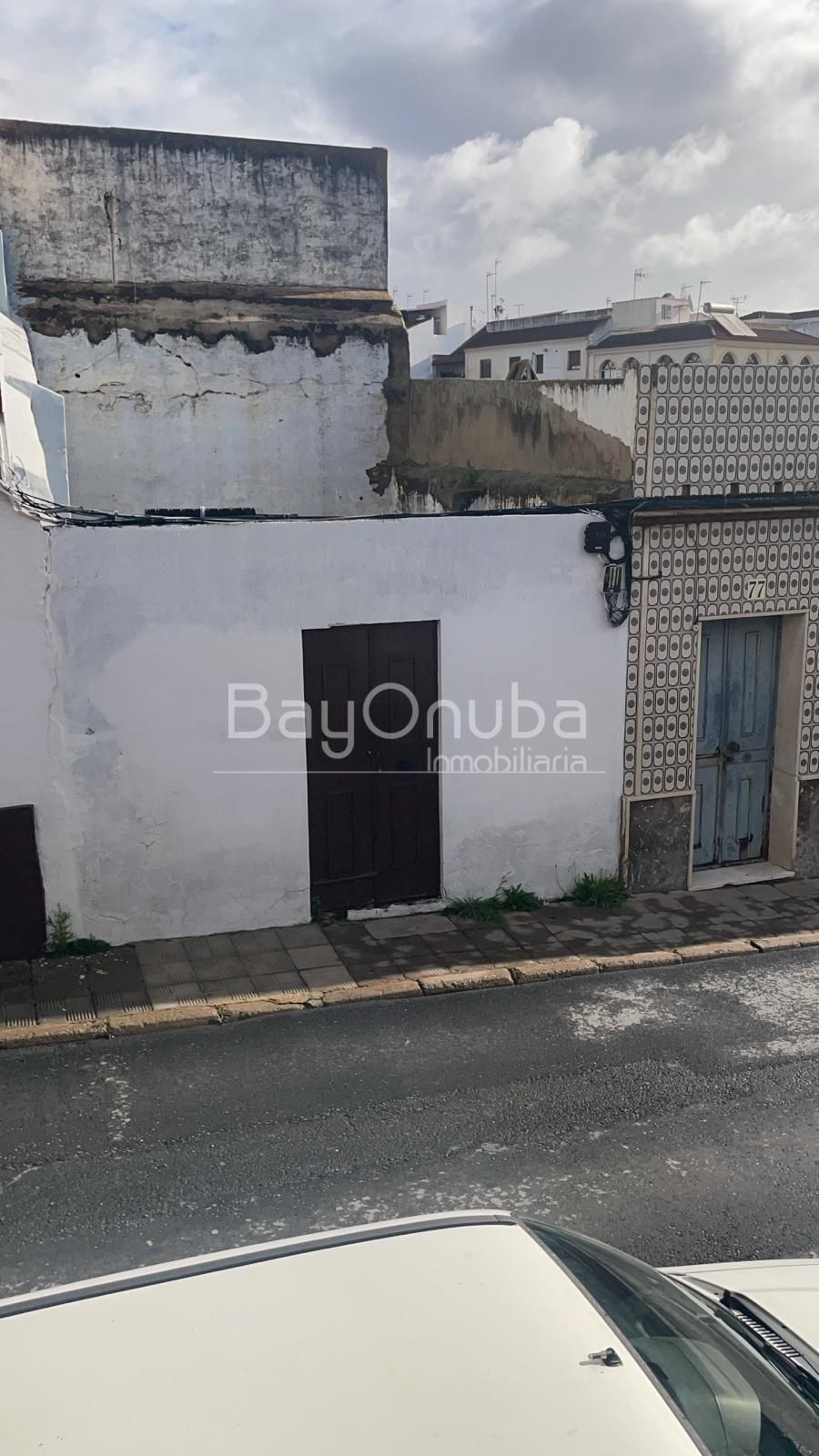 Vista exterior de Piso en venta en Gibraleón