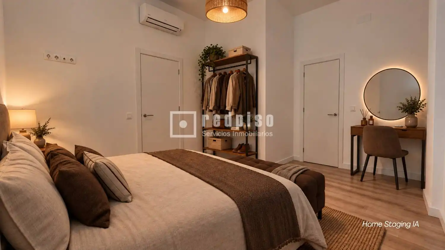 Dormitori de Apartament en venda en Málaga amb Aire condicionat, Calefacció i Terrassa