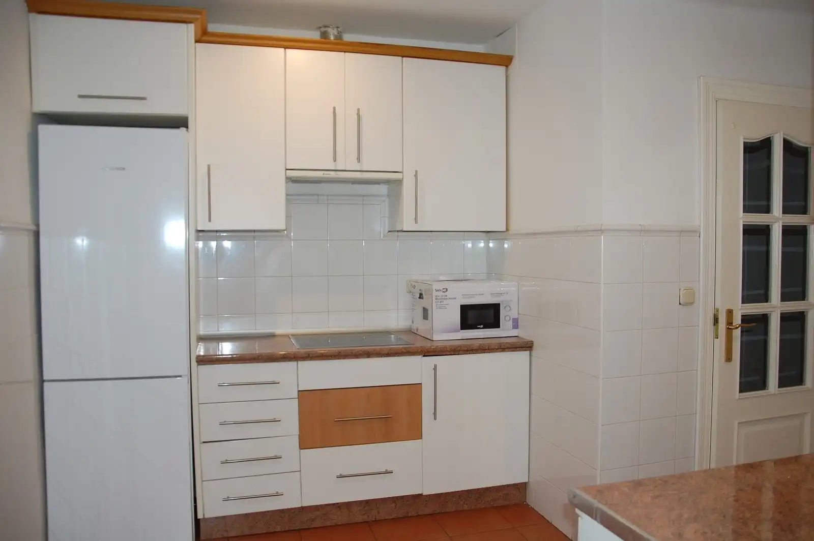 Kitchen of Flat for rent in Granada  with Heating, Terrace and Furnished