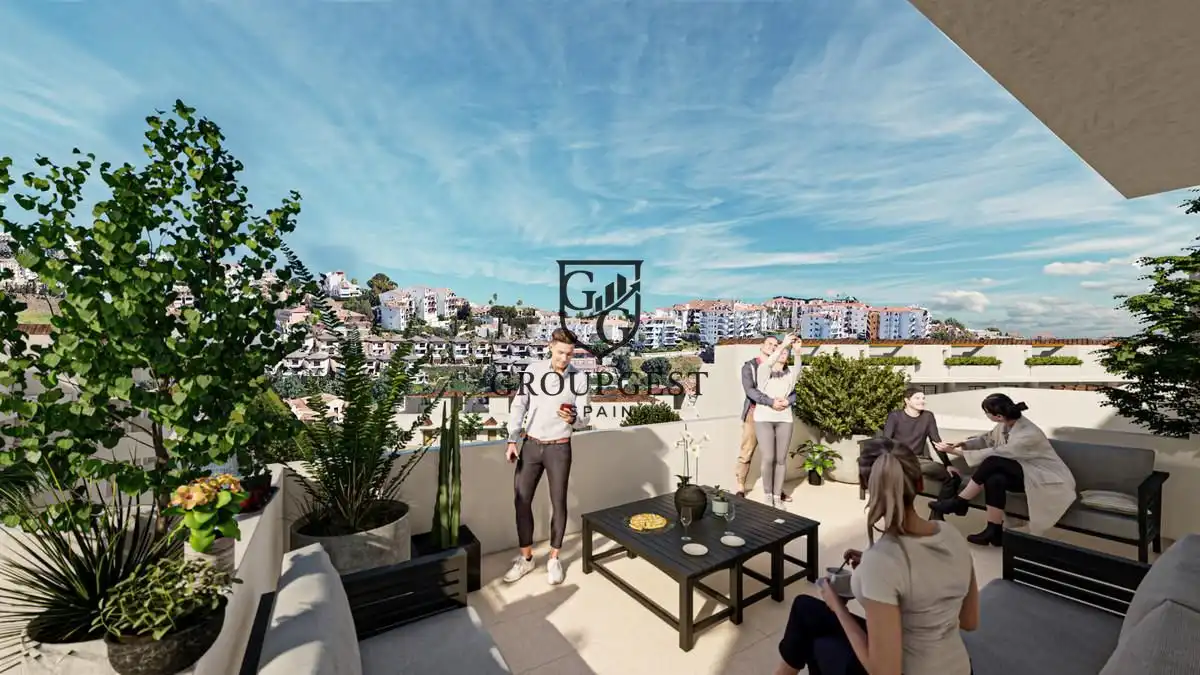 Terrassa de Pis en venda en Mijas amb Aire condicionat, Terrassa i Piscina comunitària