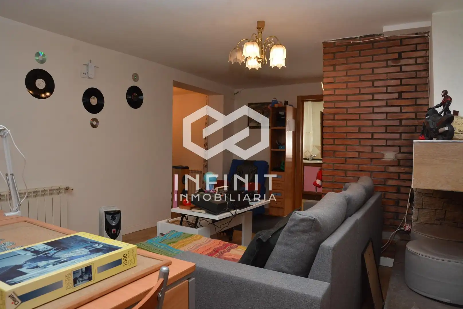 Sala de estar de Casa o chalet en venta en Valdeaveruelo con Calefacción, Jardín privado y Terraza