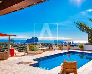 Exterior view of House or chalet for sale in Calpe / Calp  with Air Conditioner, Heating and Private garden