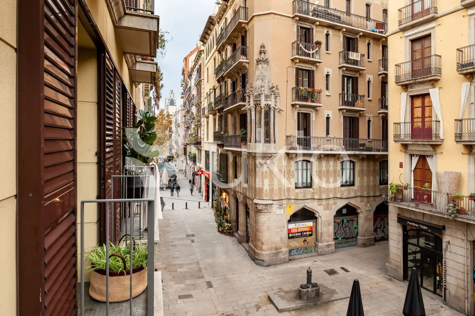 Vista exterior de Apartament de lloguer en Barcelona amb Aire condicionat, Moblat i Forn