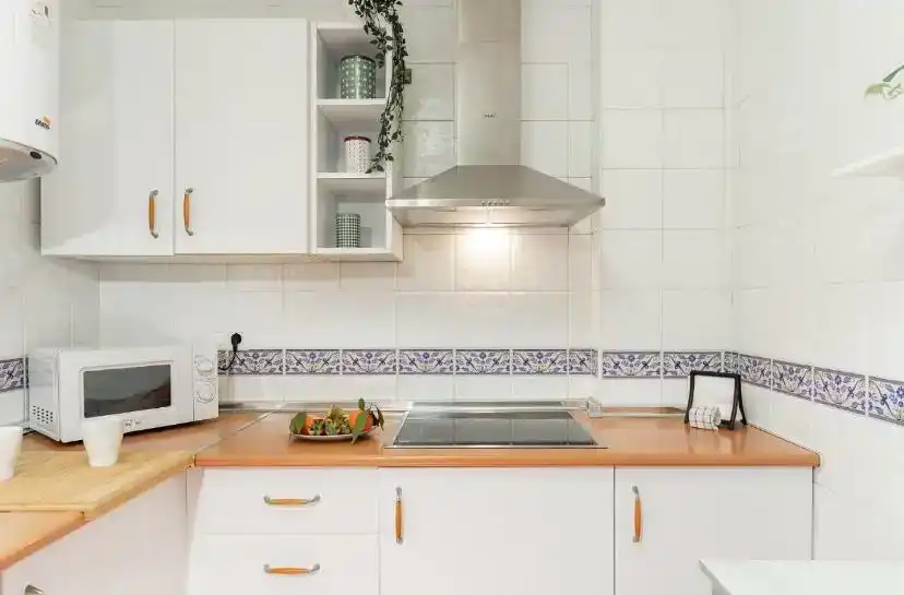 Kitchen of Flat for rent in Torremolinos  with Air Conditioner, Furnished and Balcony