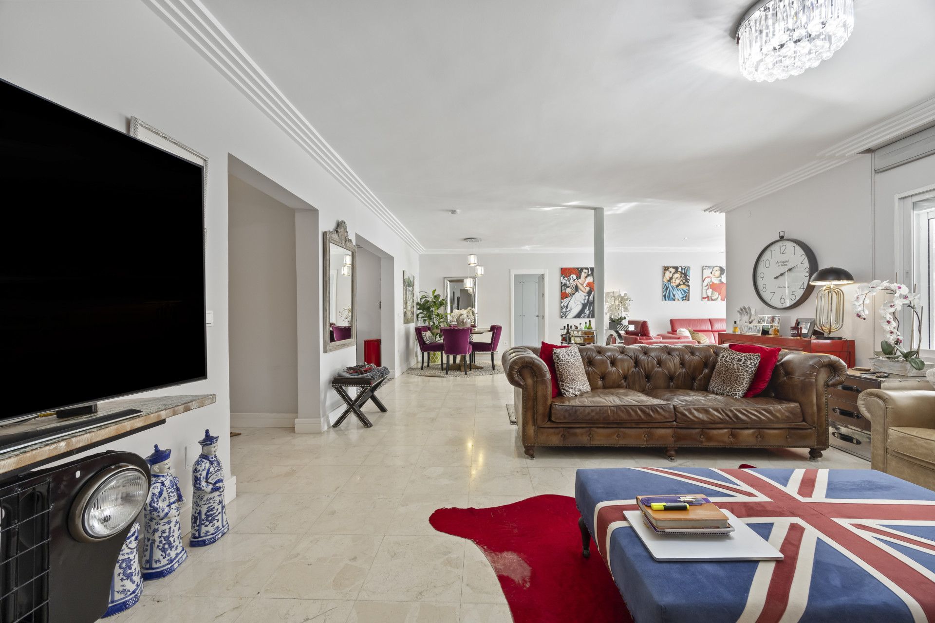 Sala de estar de Casa o chalet en venta en Marbella con Aire acondicionado, Jardín privado y Terraza