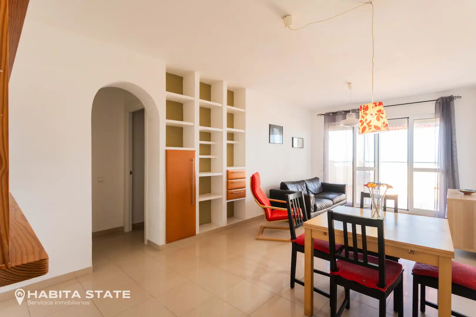 Sala de estar de Apartamento en venta en El Ejido con Terraza, Amueblado y Horno