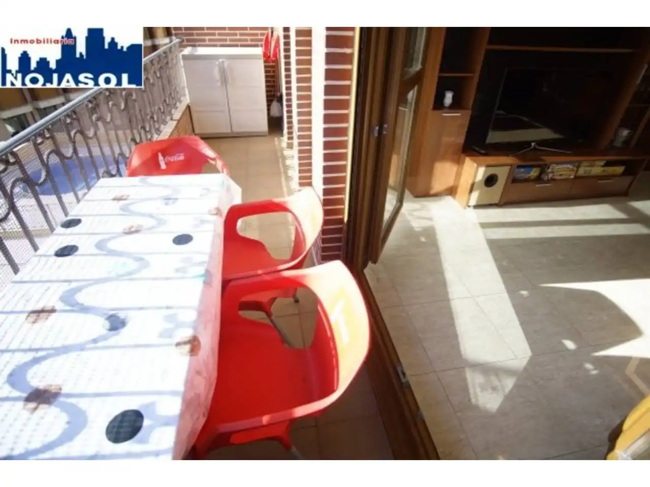 Terrace of Flat for rent in Noja  with Heating, Terrace and Furnished