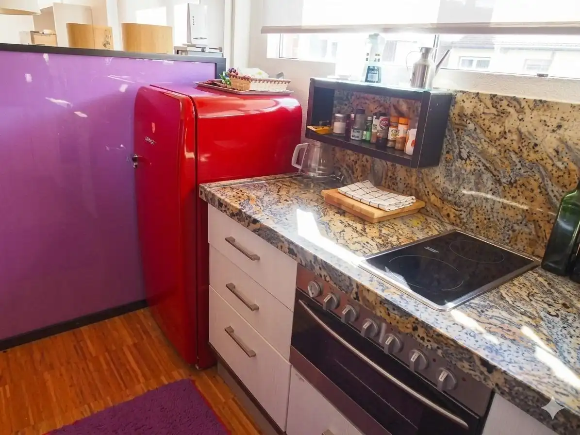 Cuina de Apartament en venda en Málaga amb Aire condicionat, Terrassa i Moblat