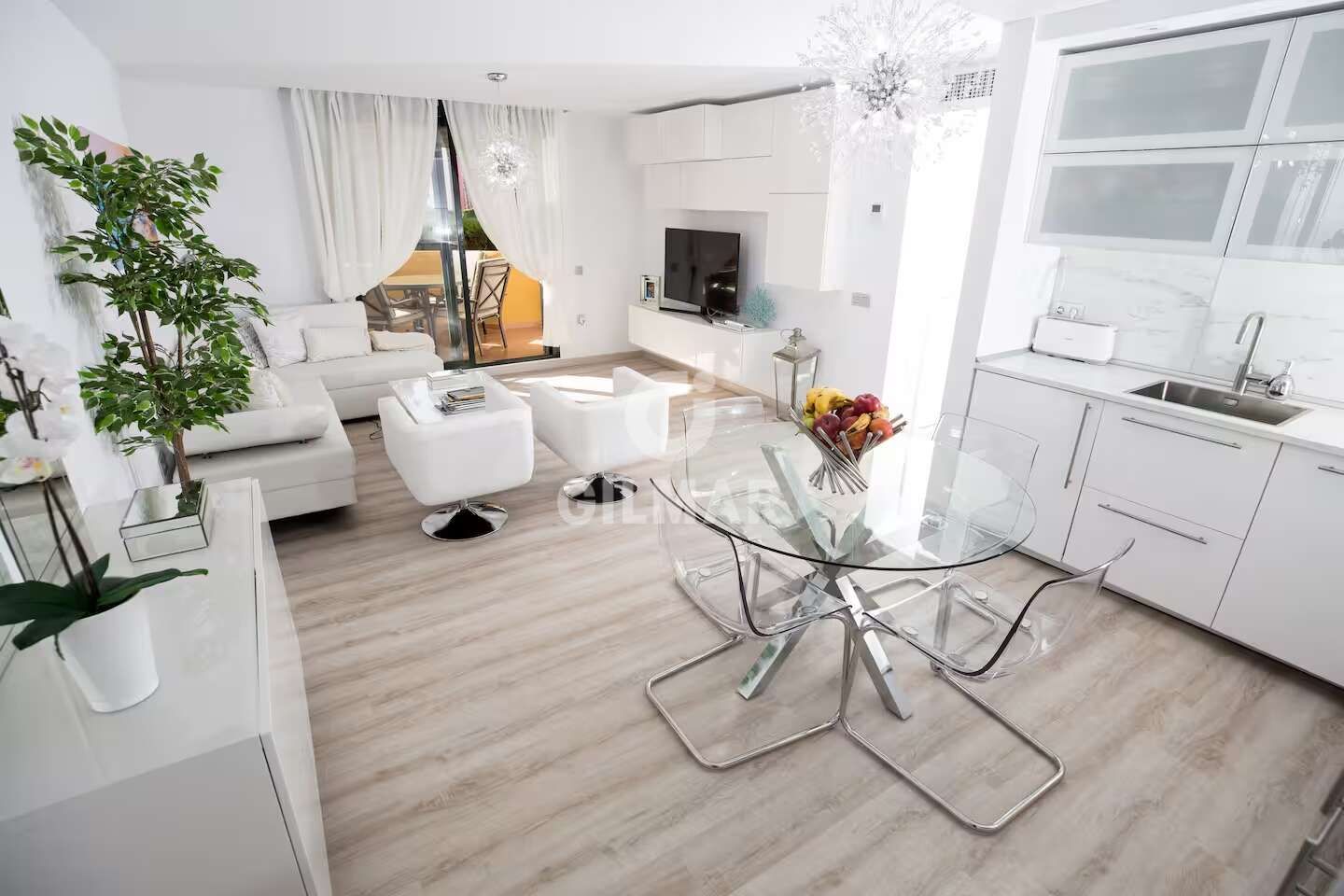 Living room of Flat for sale in Zahara de los Atunes  with Heating, Private garden and Storage room