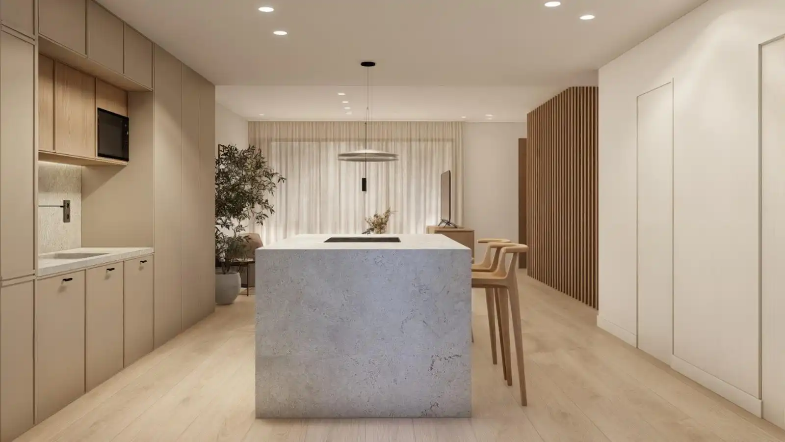 Cuina de Casa o xalet en venda en Murcia amb Aire condicionat, Jardí privat i Terrassa