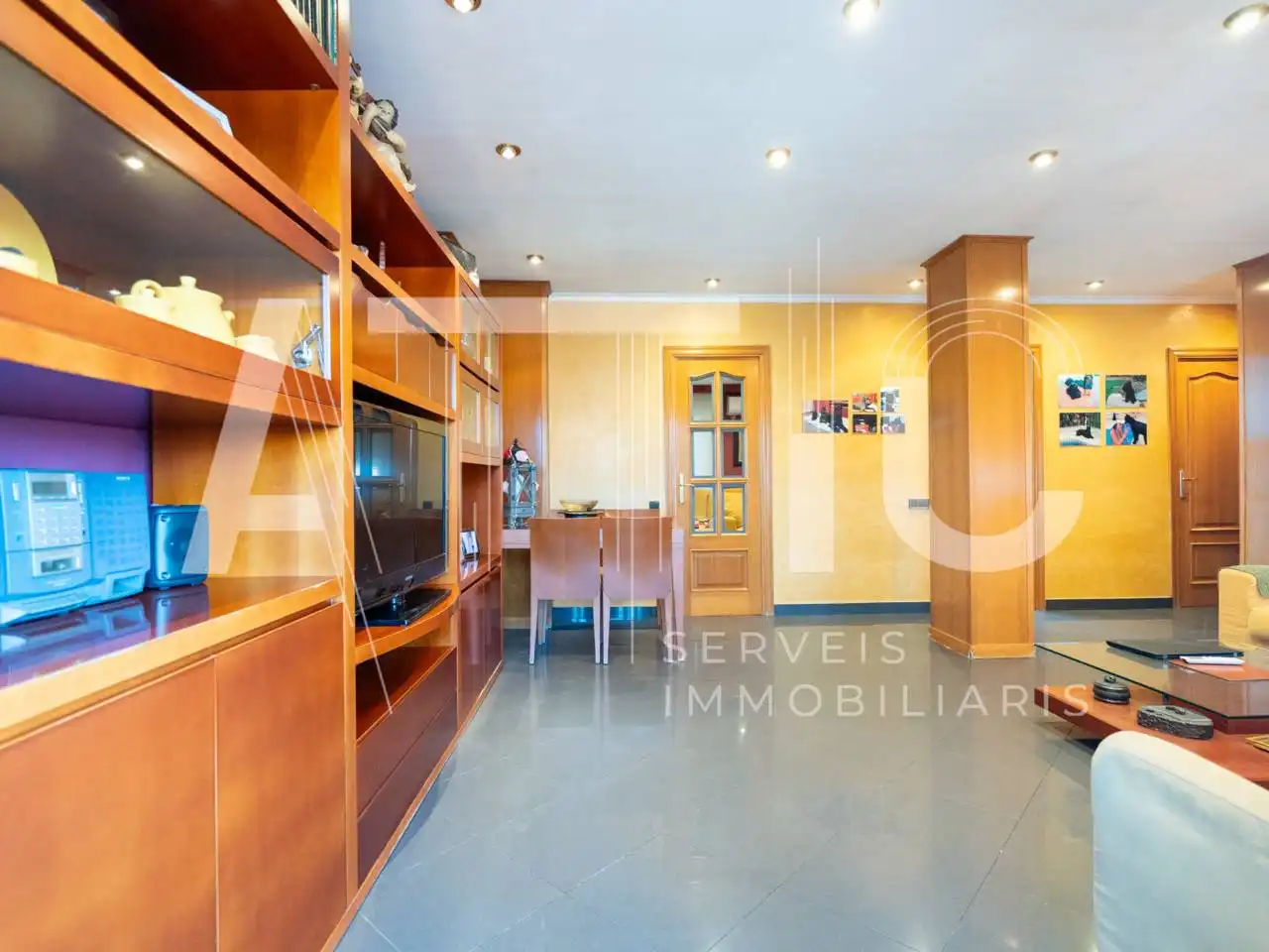 Sala d'estar de Pis en venda en Sabadell amb Aire condicionat i Balcó