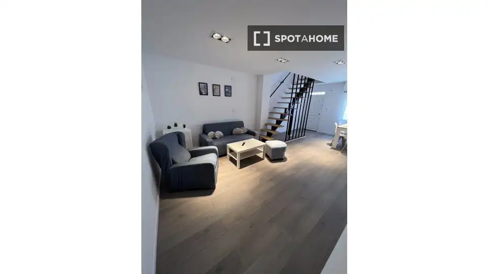 Living room of Flat for rent in Sagunto / Sagunt  with Air Conditioner, Heating and Furnished