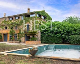 Garden of Country house for sale in Saus, Camallera i Llampaies  with Terrace and Swimming Pool