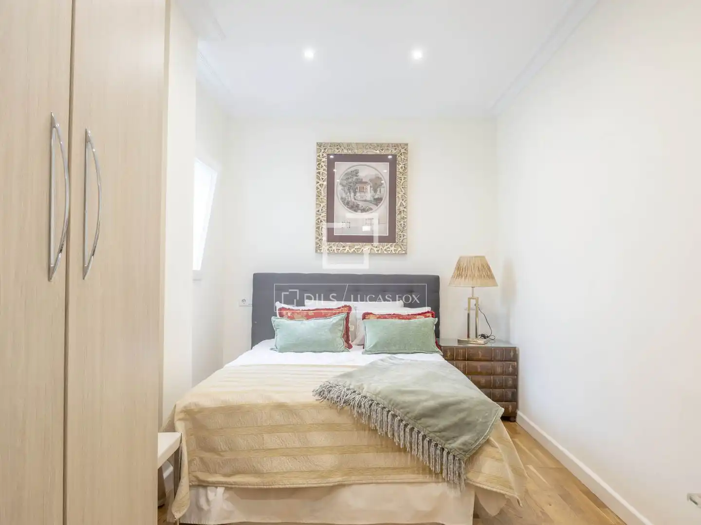 Bedroom of Flat for rent in Valencia  with Air Conditioner, Parquet flooring and Furnished