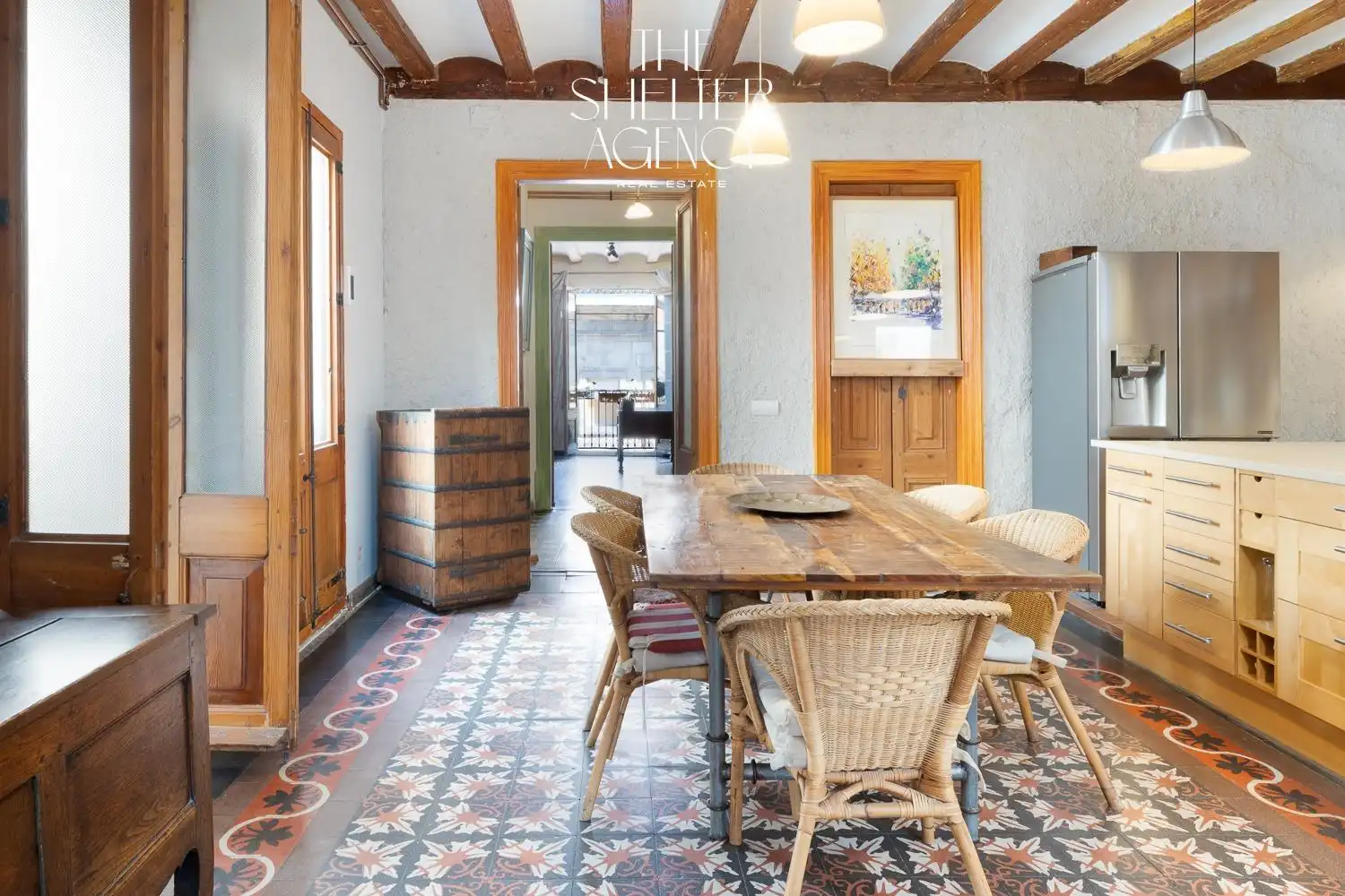 Comedor de Ático en venta en Barcelona con Calefacción, Trastero y Balcón