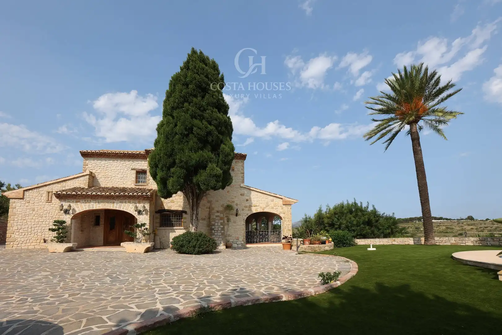 Vista exterior de Casa o xalet en venda en Benissa amb Aire condicionat, Jardí privat i Terrassa