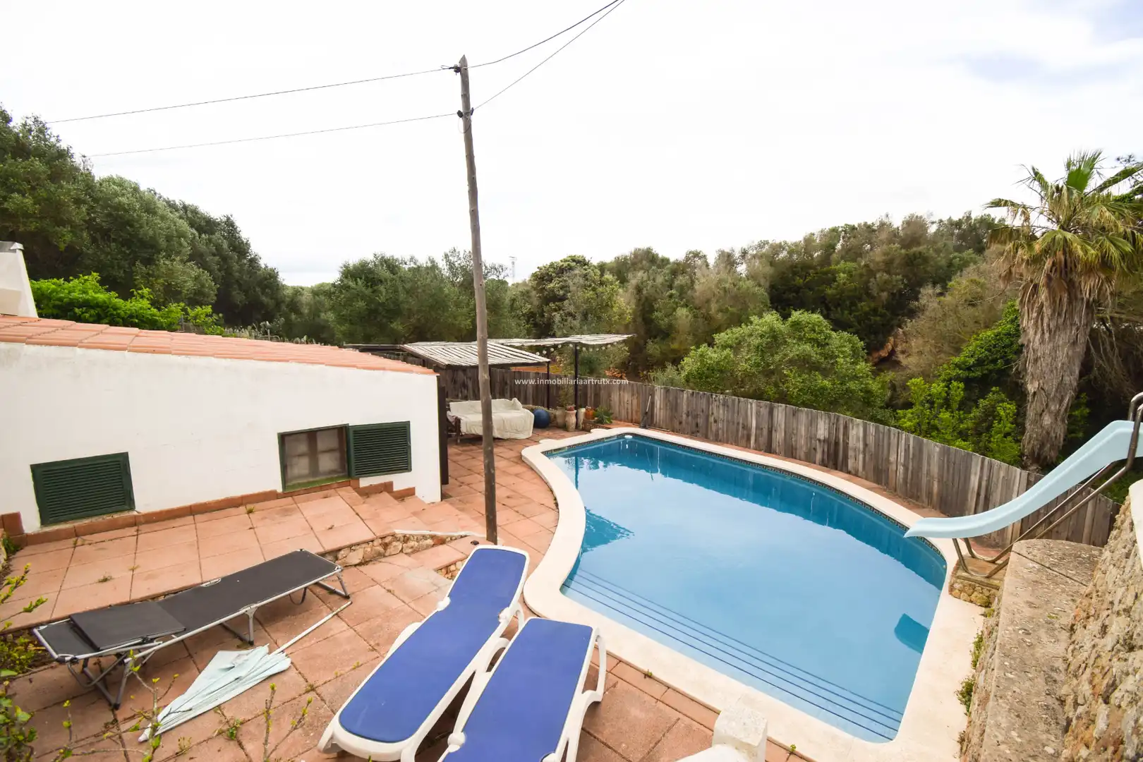 Swimming pool of Country homes for sale in Ciutadella de Menorca  with Air Conditioner, Private garden and Terrace