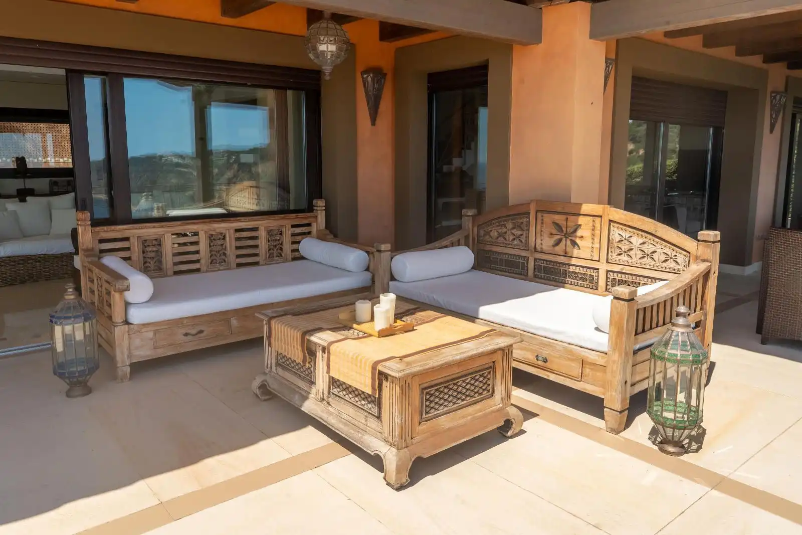 Terrassa de Casa o xalet de lloguer en Sant Feliu de Guíxols amb Aire condicionat, Jardí privat i Terrassa