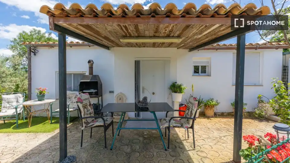 Terrace of Apartments for share in Muro de Alcoy  with Air Conditioner, Terrace and Furnished