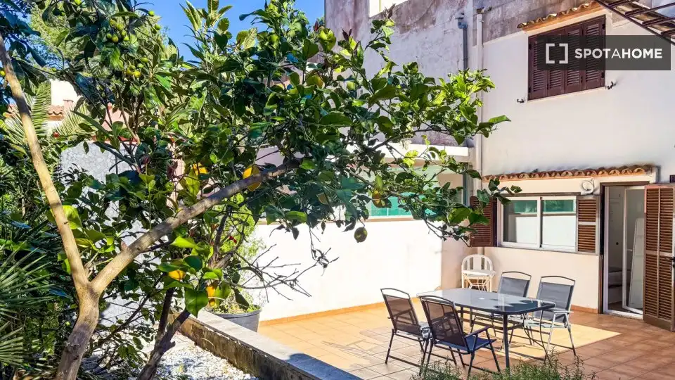 Terrace of Apartments for share in Pollença  with Air Conditioner, Terrace and Furnished