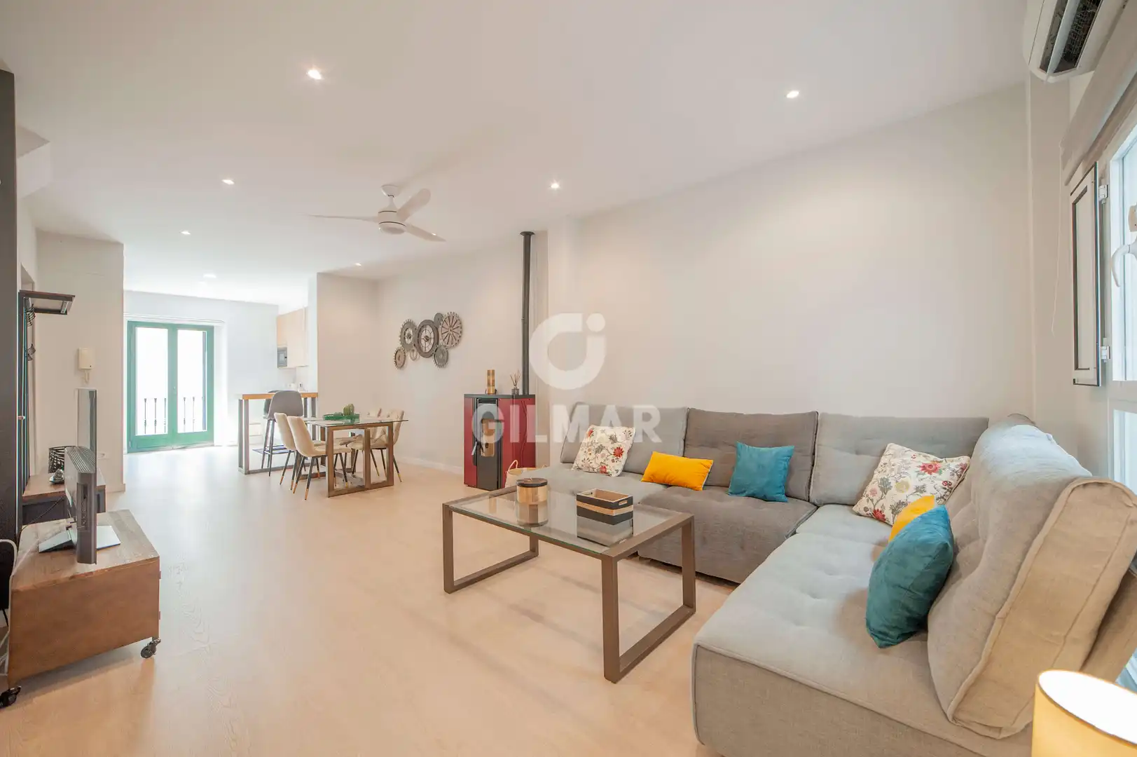 Wohnzimmer von Maisonette zur Miete in Sevilla mit Heizung, Möbliert und Balkon