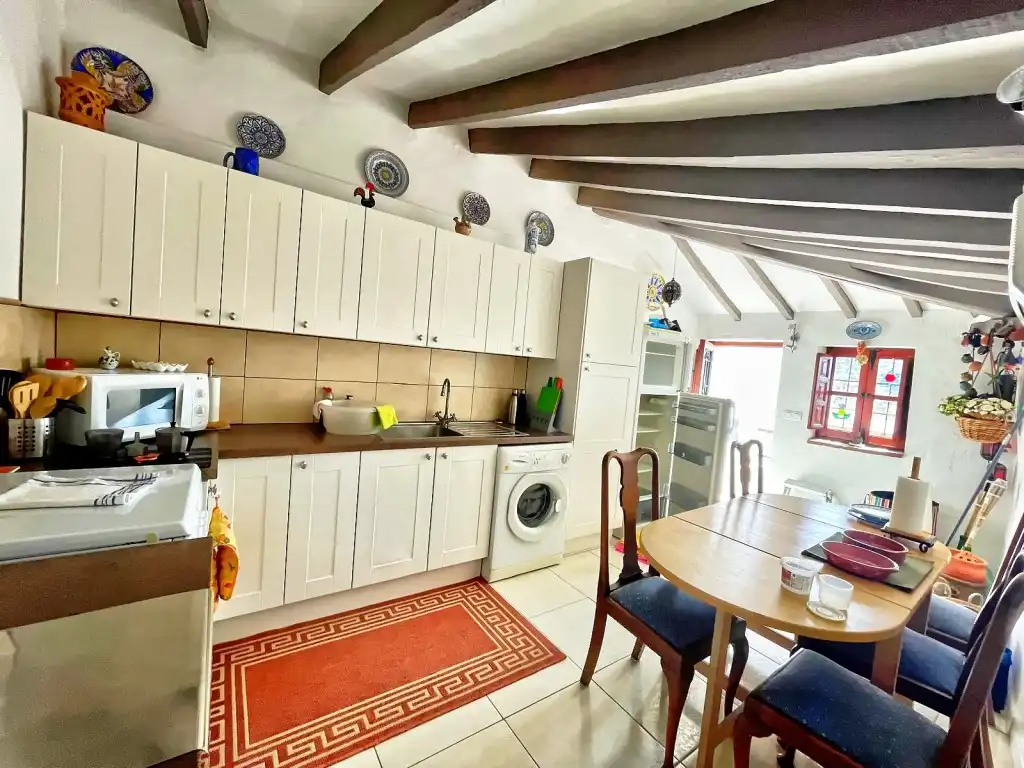 Cocina de Finca rústica en venta en Iznate con Terraza