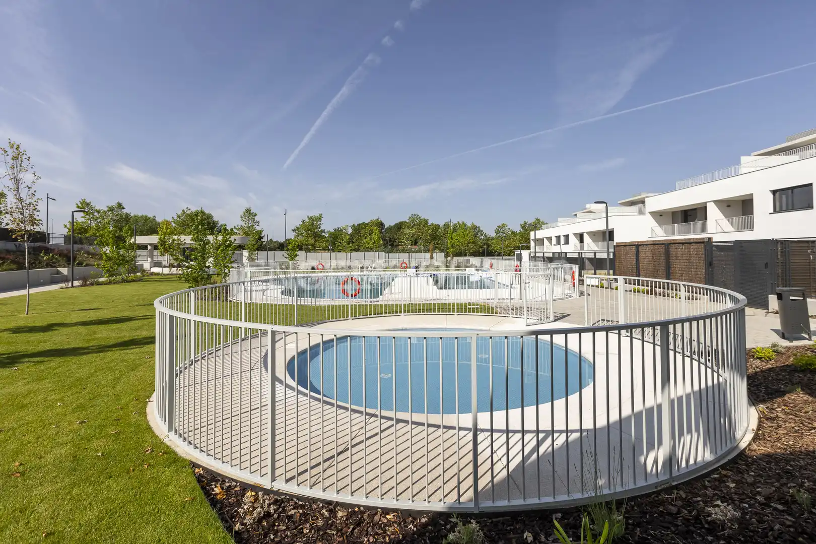 Swimming pool of Detached homes for rent in Boadilla del Monte  with Air Conditioner, Heating and Private garden