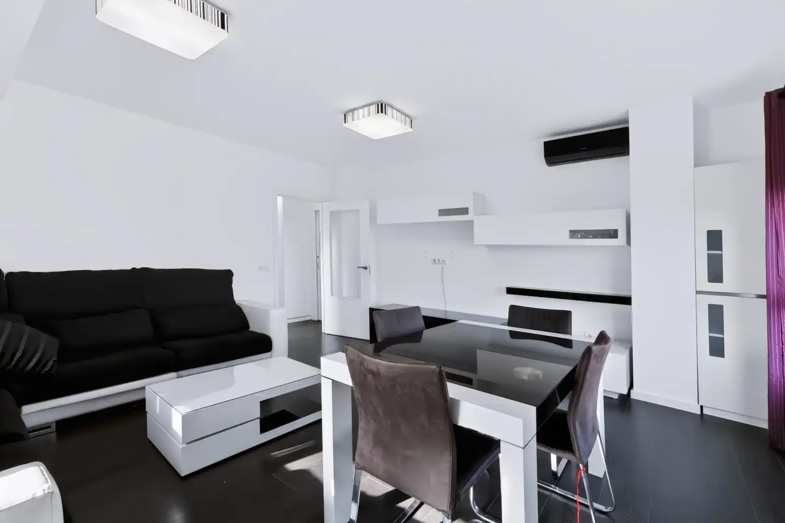 Living room of Flat for sale in Alaquàs  with Air Conditioner, Parquet flooring and Storage room