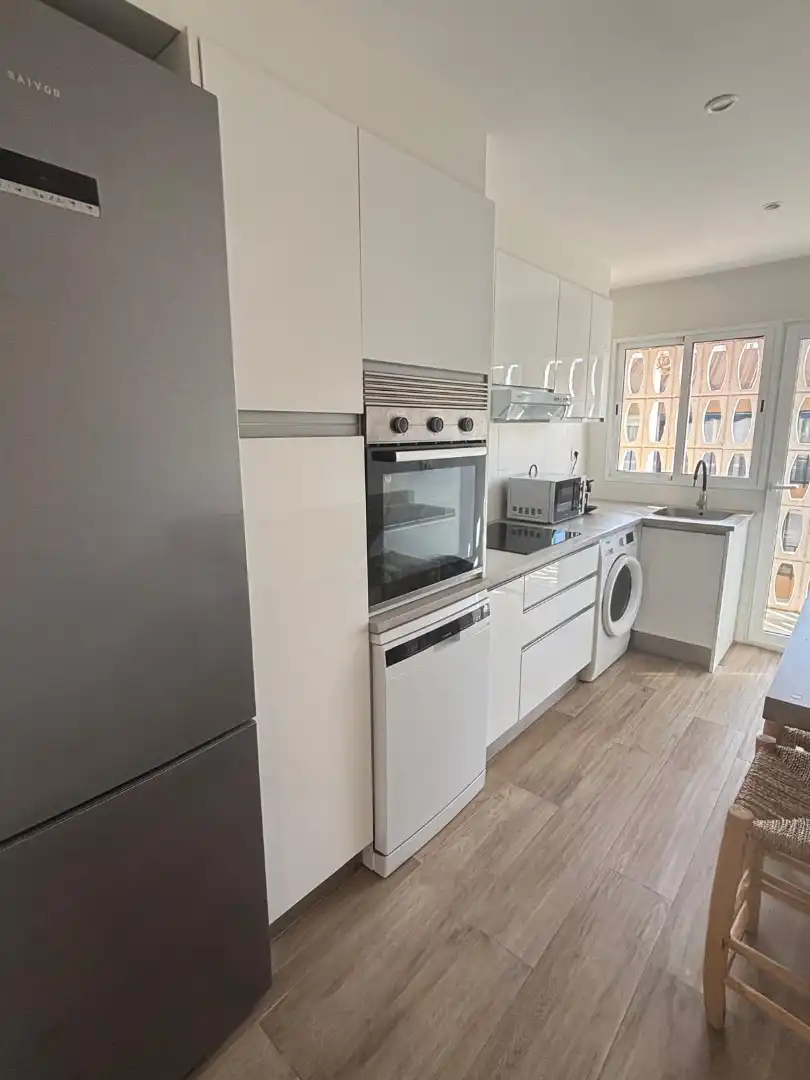 Kitchen of Flat for sale in Valencia  with Air Conditioner, Heating and Terrace