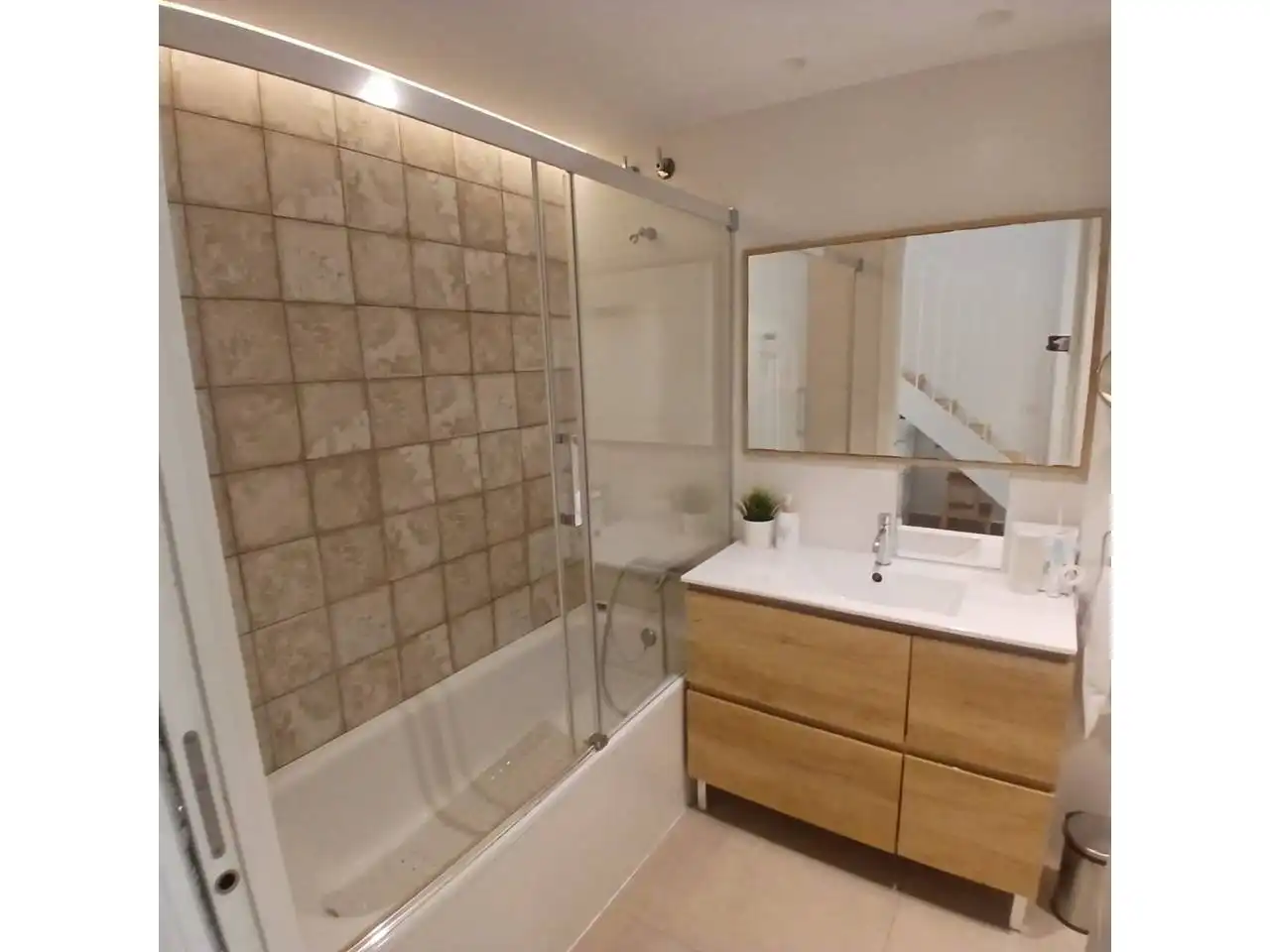 Badezimmer von Haus oder Chalet zum Verkauf in Terrassa mit Klimaanlage, Heizung und Terrasse