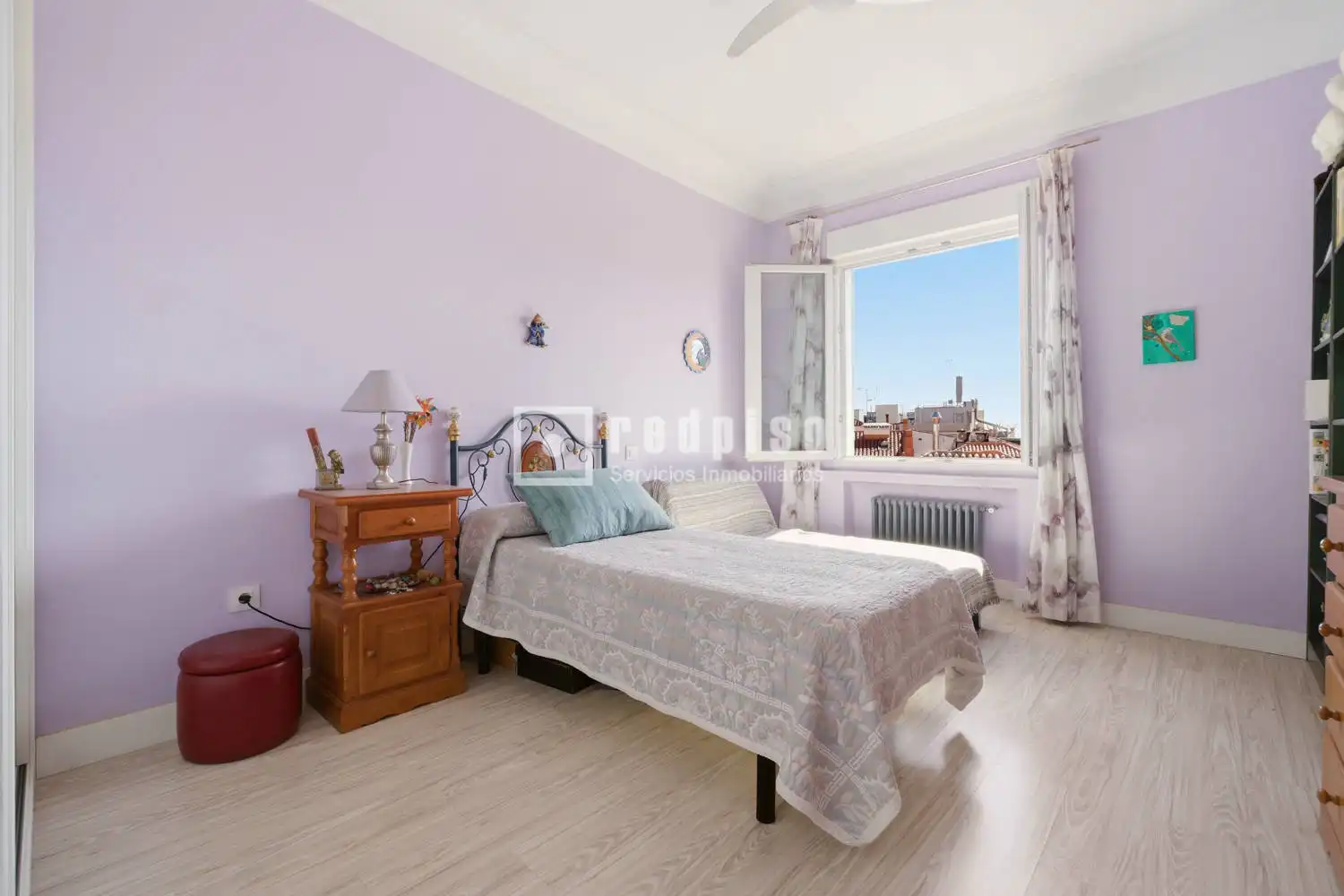 Bedroom of Flat for sale in Madrid  with Air Conditioner, Heating and Terrace