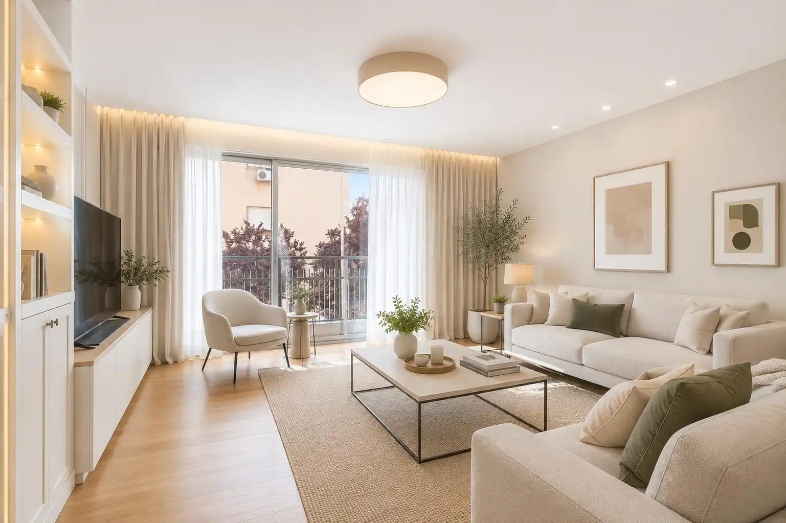 Sala de estar de Piso en venta en Madrid con Aire acondicionado, Calefacción y Terraza