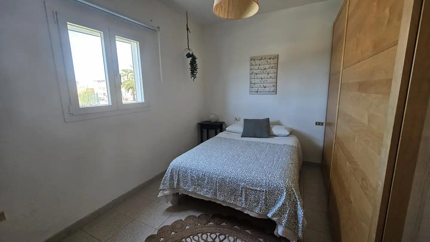 Bedroom of Flat for rent in San Bartolomé de Tirajana  with Air Conditioner, Terrace and Furnished