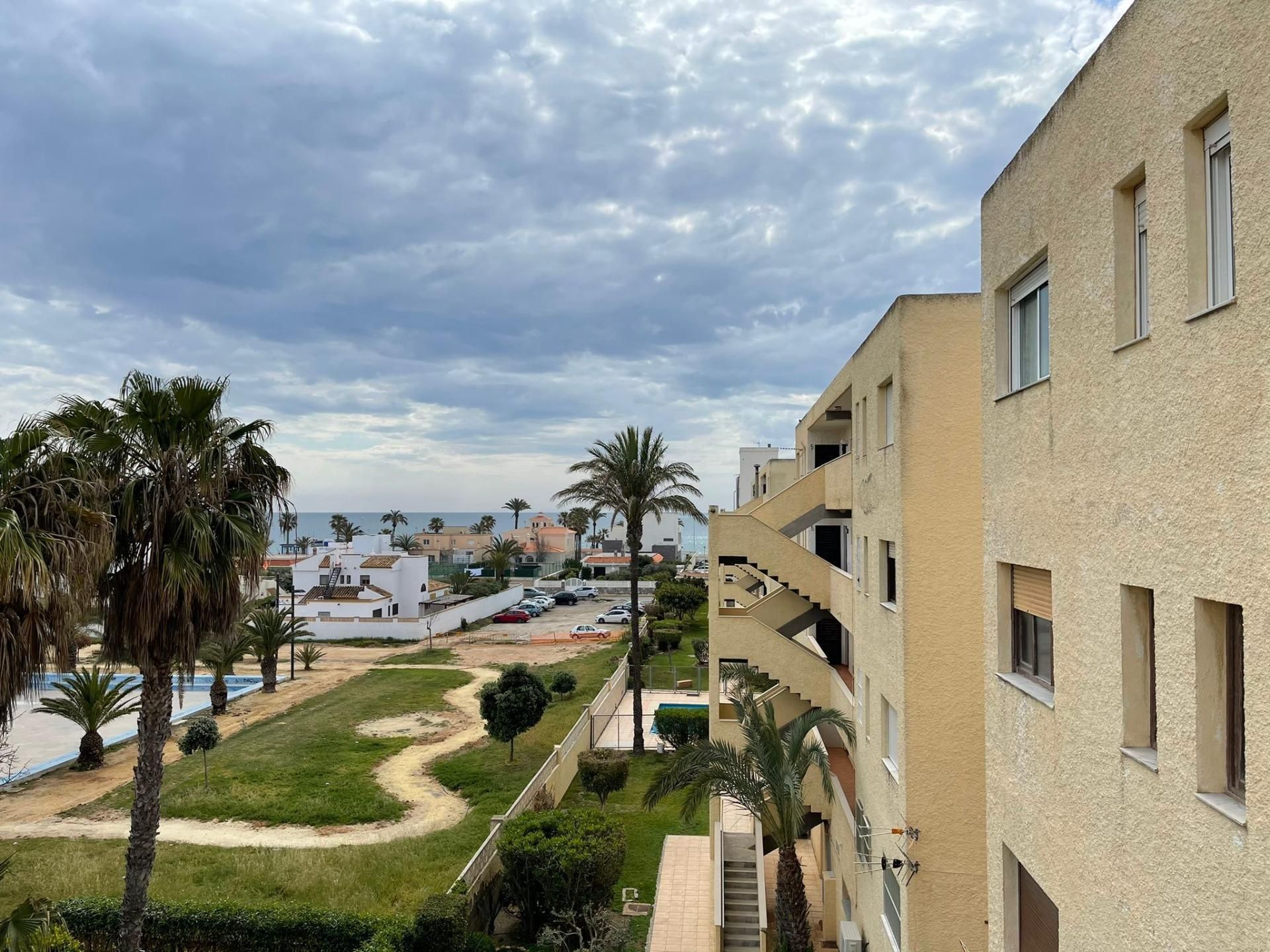 Exterior view of Apartment for sale in Roquetas de Mar  with Private garden, Terrace and Community pool