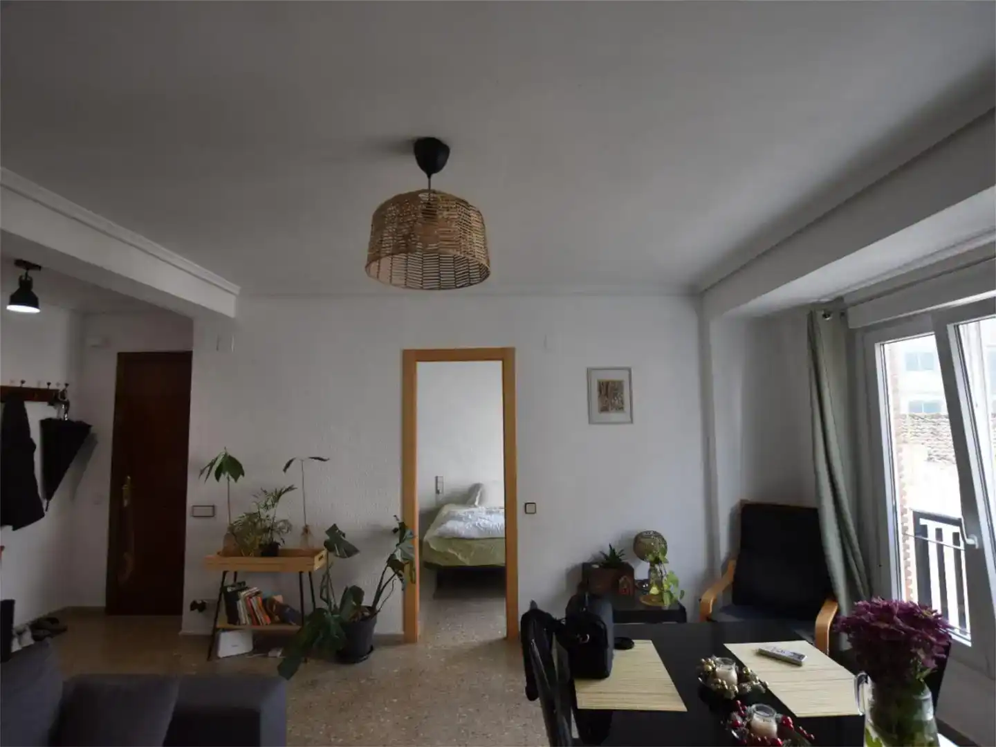 Living room of Flat for rent in Mislata  with Air Conditioner and Furnished