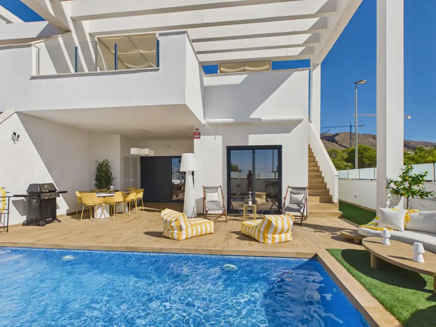 Terraza de Casa o chalet de alquiler en Finestrat