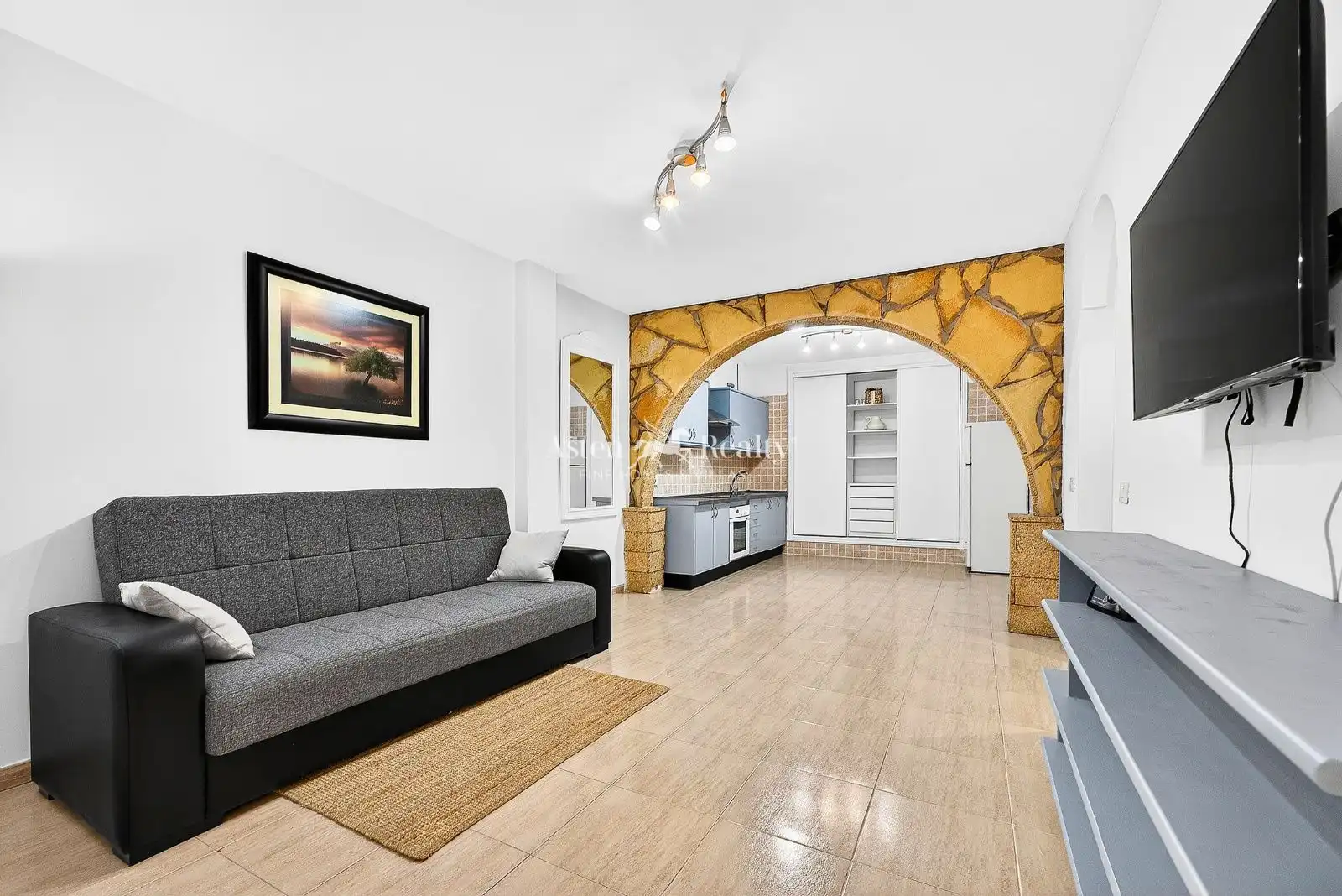 Wohnzimmer von Wohnung zum Verkauf in Arona mit Terrasse, Abstellraum und Möbliert