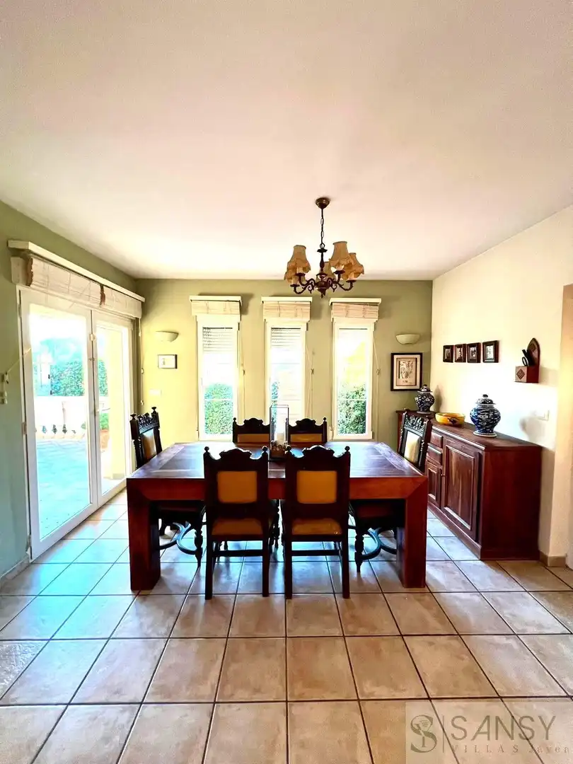 Dining room of Houses for sale in Jávea / Xàbia  with Air Conditioner, Heating and Terrace