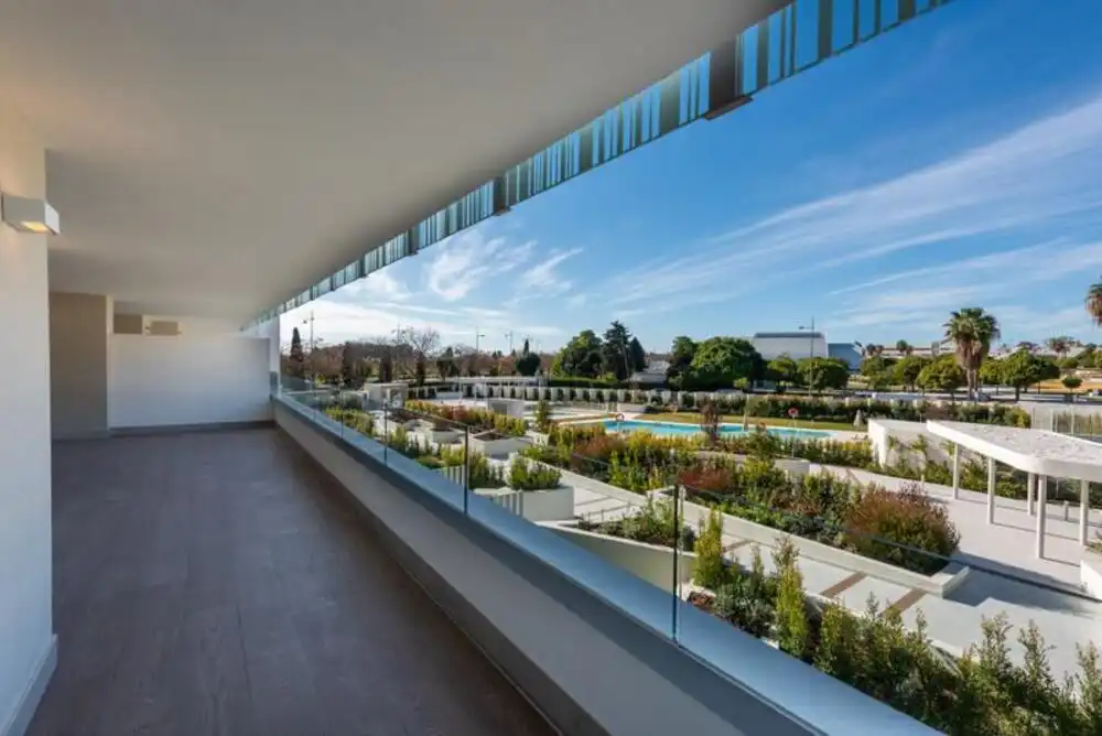 Terrassa de Apartament de lloguer en Marbella amb Aire condicionat, Terrassa i Piscina
