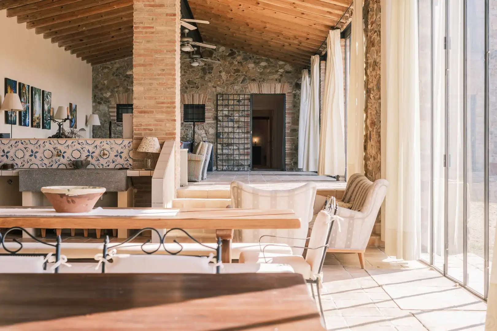 Terraza de Casa o chalet en venta en Llagostera con Calefacción, Terraza y Trastero