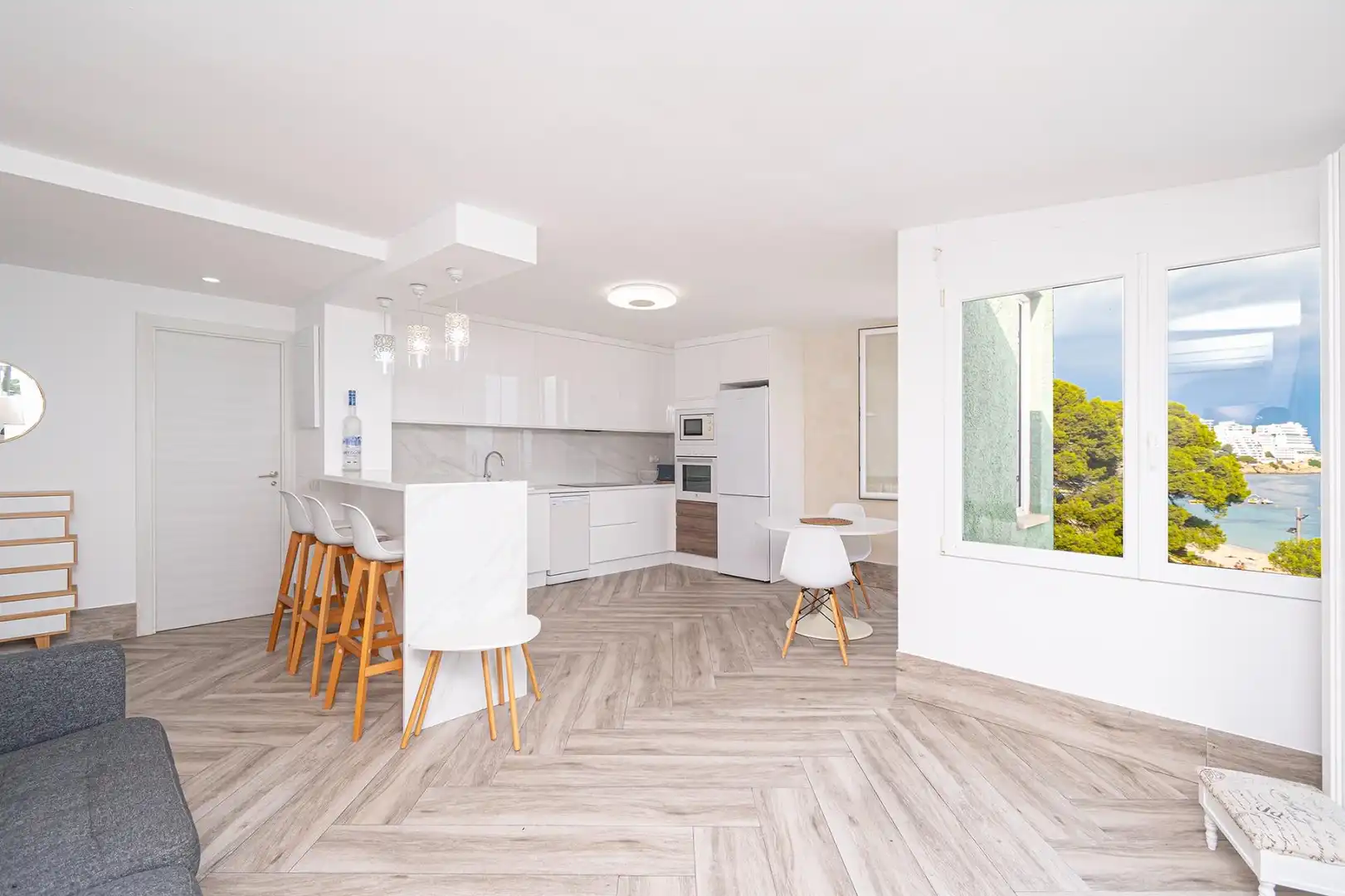 Kitchen of Attic for rent in Calvià  with Air Conditioner, Terrace and Balcony