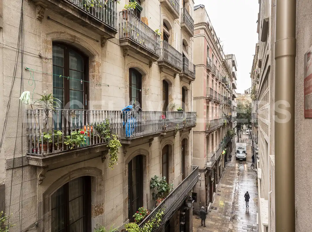 Vista exterior de Piso en venta en Barcelona con Aire acondicionado, Calefacción y Balcón