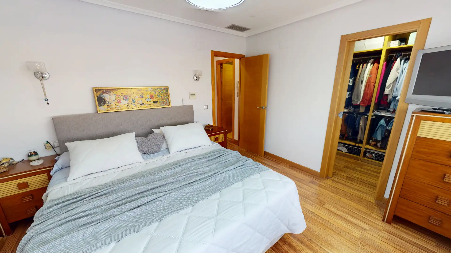 Habitación de Casa adosada en venta en Aspe con Aire acondicionado, Terraza y Amueblado