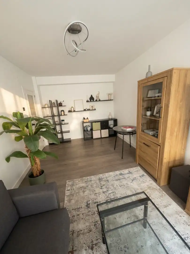 Sala d'estar de Pis en venda en Oviedo  amb Calefacció, Terrassa i Moblat
