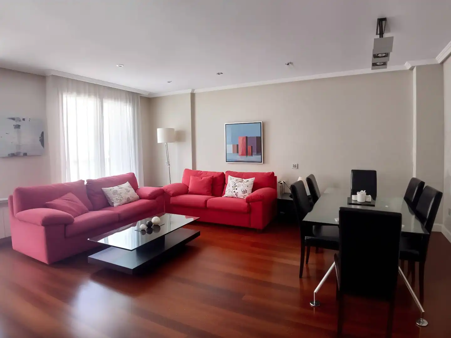 Sala de estar de Piso de alquiler en Cartagena con Aire acondicionado, Calefacción y Parquet