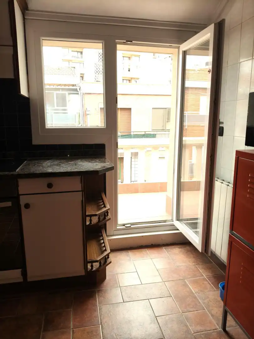 Balcony of Flat for sale in Bilbao   with Heating, Terrace and Furnished