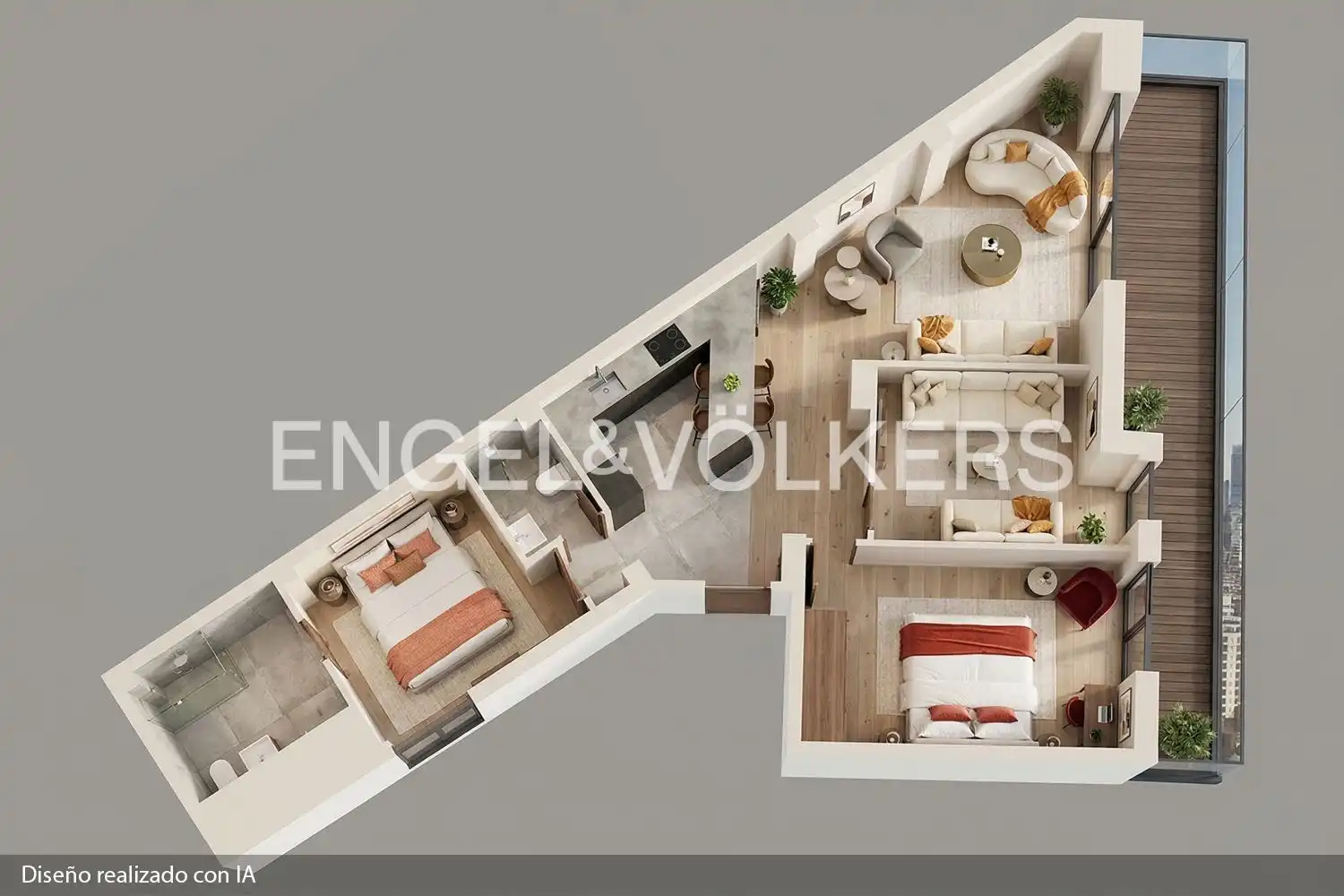 Dormitori de Pis en venda en  Valencia Capital amb Calefacció i Balcó