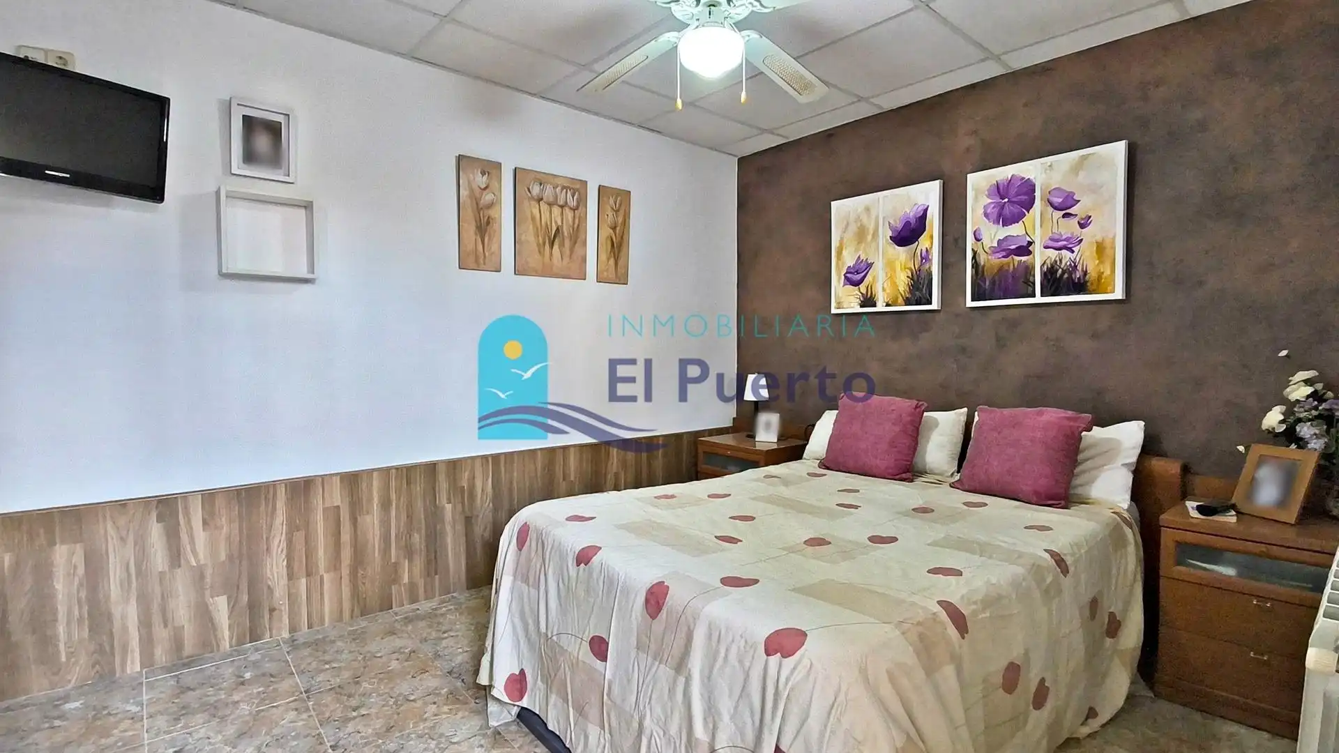 Schlafzimmer von Erdgeschoss zum Verkauf in Mazarrón mit Klimaanlage, Privatgarten und Terrasse